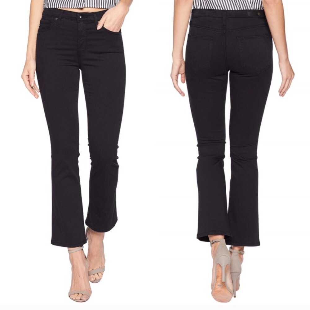 AG Adriano Gold Schmied high rise slim flare crop